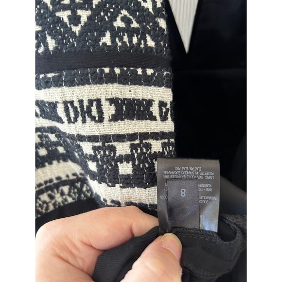 Morgan Carper Anthropologie Black Wide Leg Embroidered Tribal Jumpsuit - Picture 7 of 10